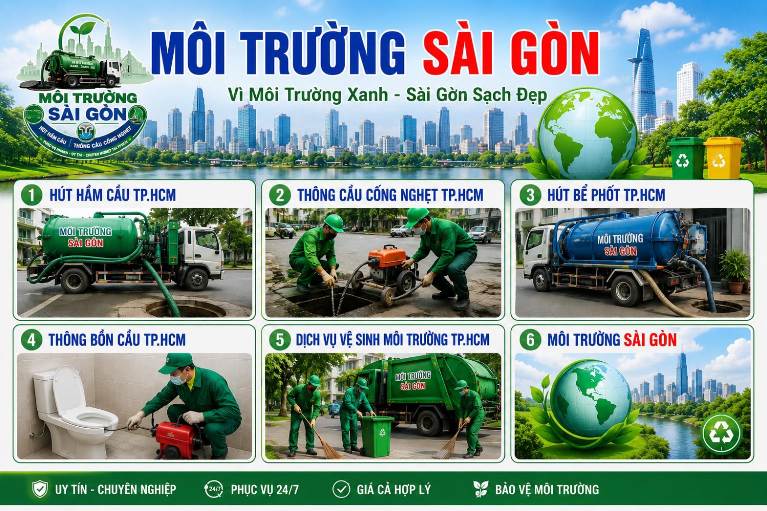 Công ty Thông Cầu Cống Nghẹt ở Quận Bình Tân