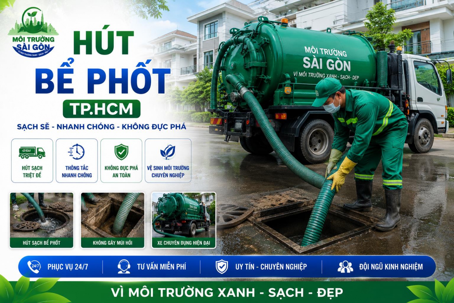 Thông Cầu Cống Nghẹt Quận Bình Thạnh